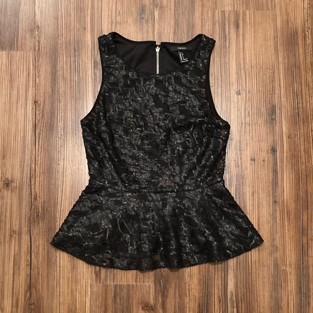Forever 21 Sequin Top